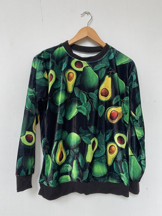 Buzo Aguacates Terciopelo