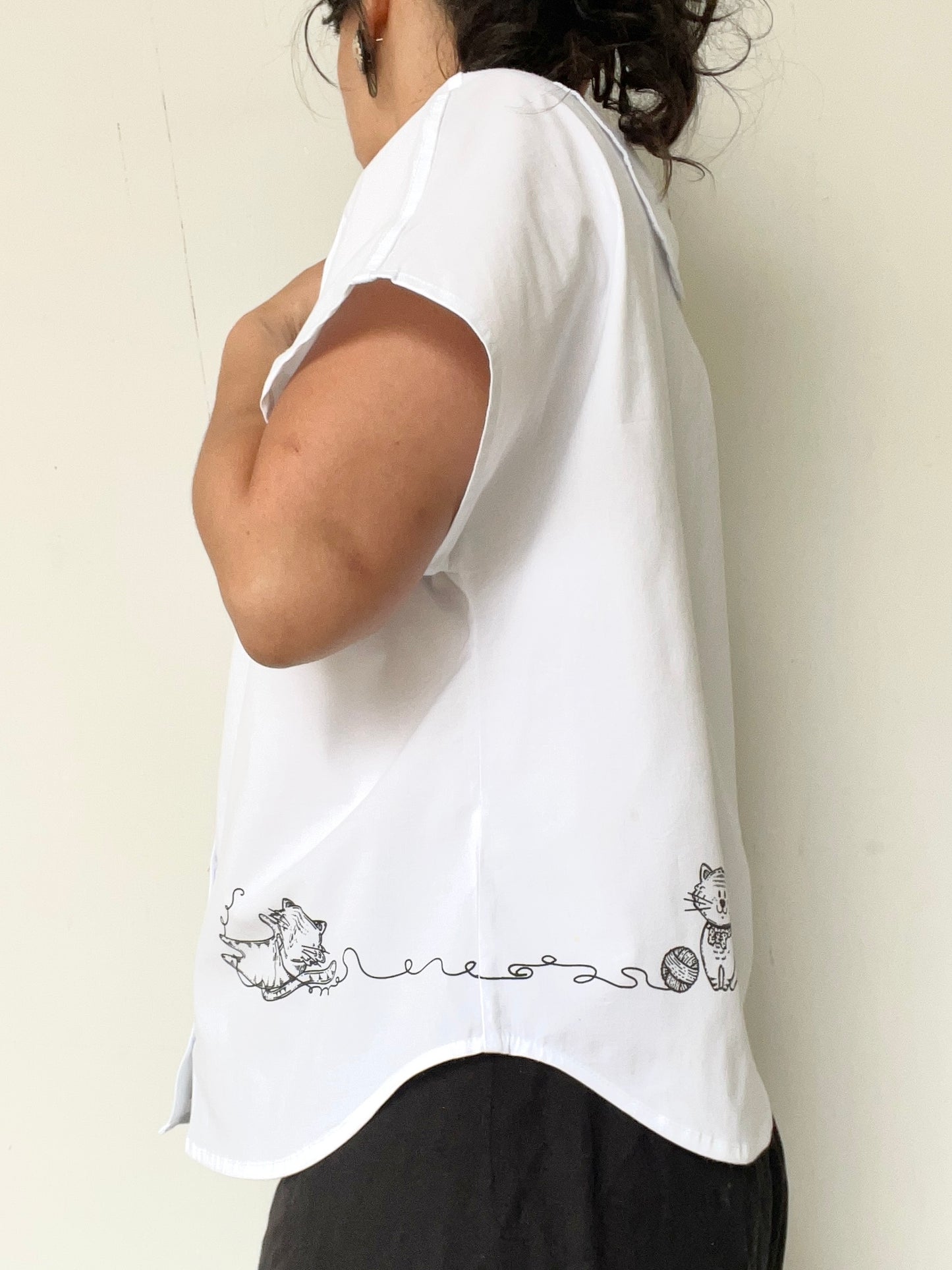 Blusa Doble Gato