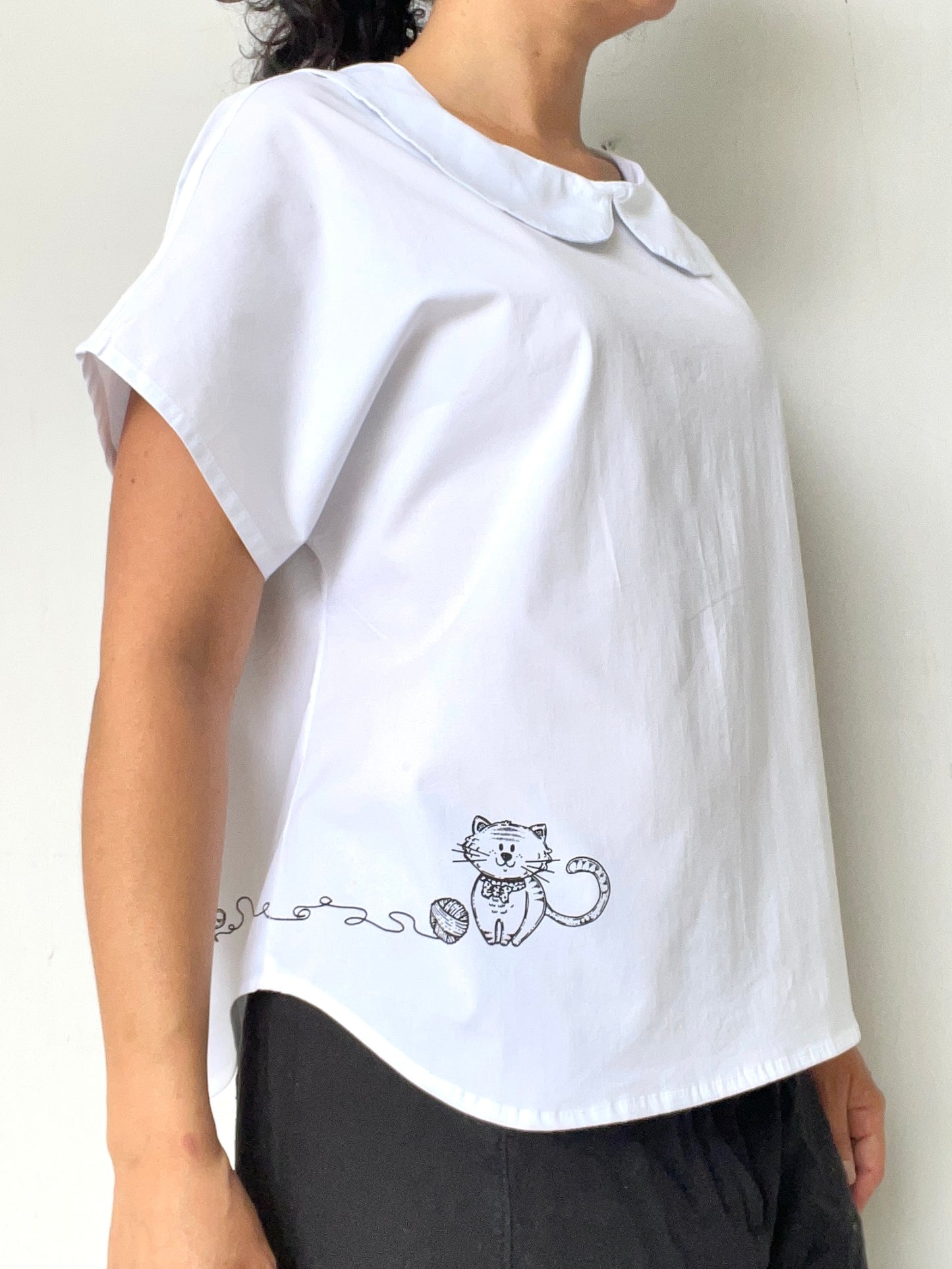 Blusa Doble Gato