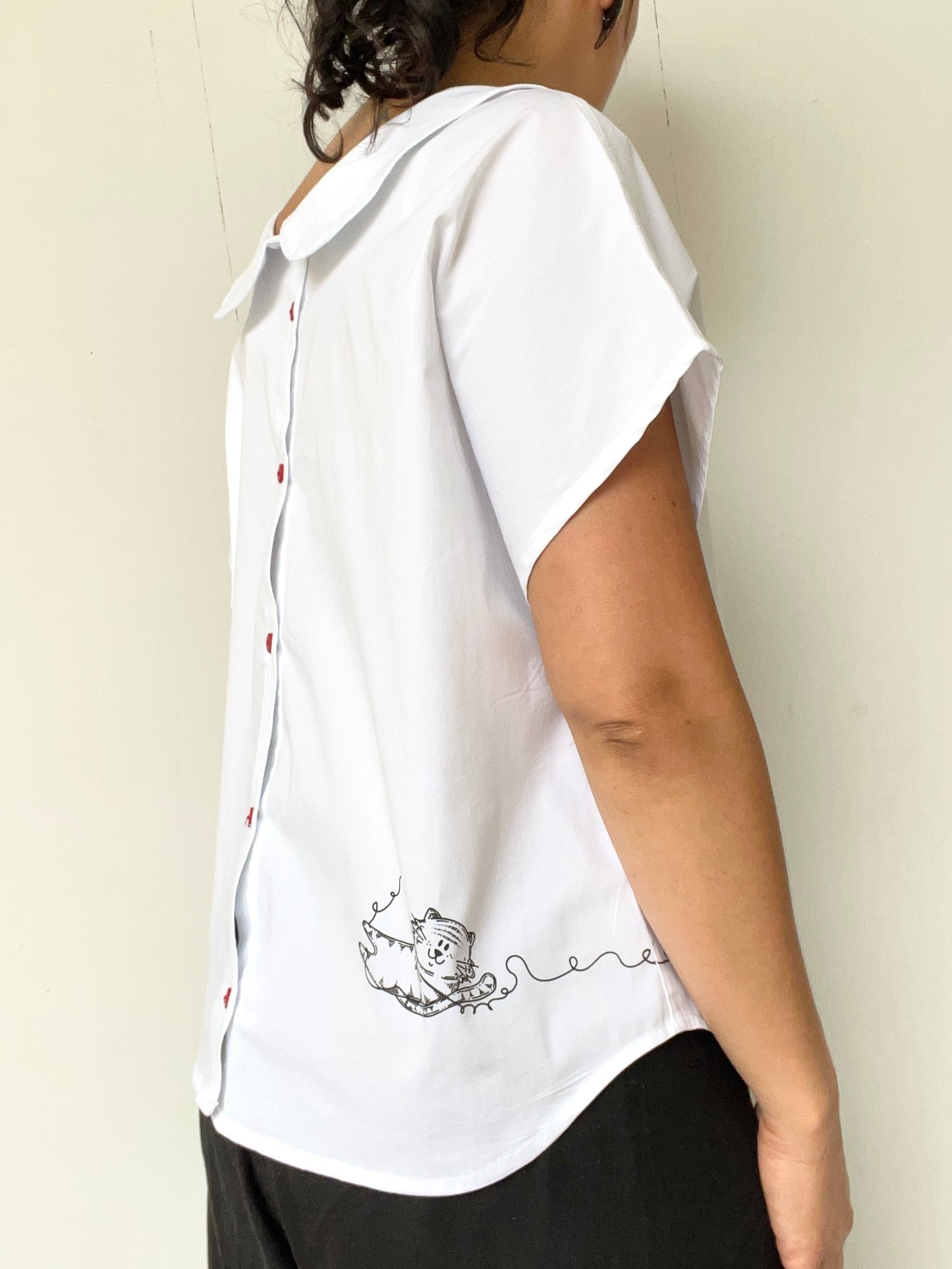 Blusa Doble Gato