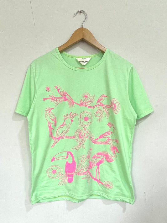 Camiseta oversize verde ácida