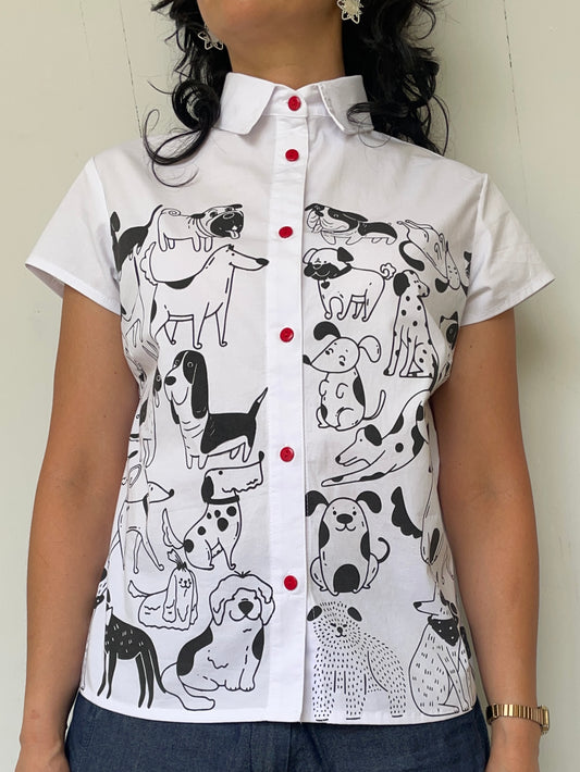 Blusa Casual Perros