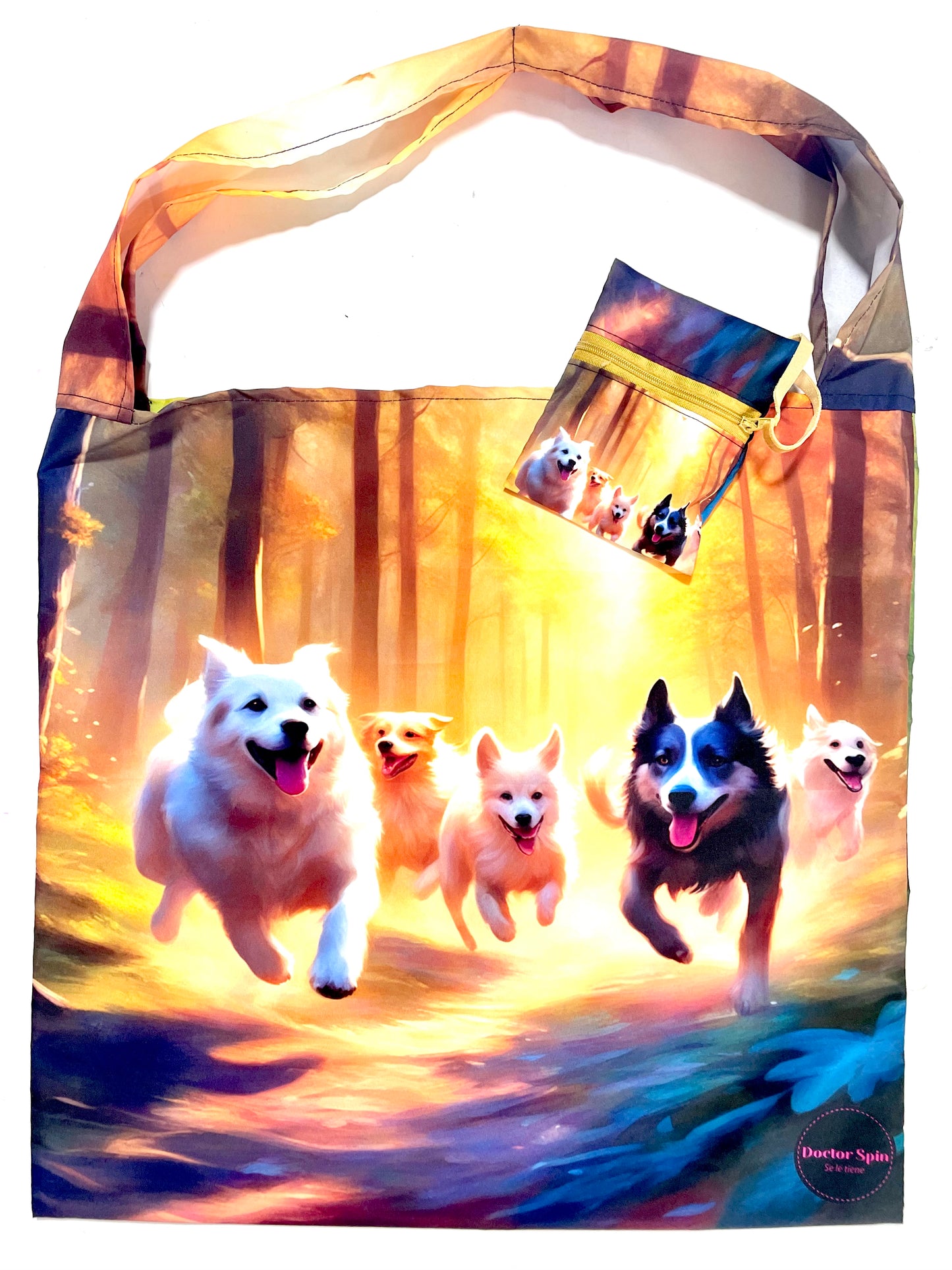 Shopping Bag perritos bosque