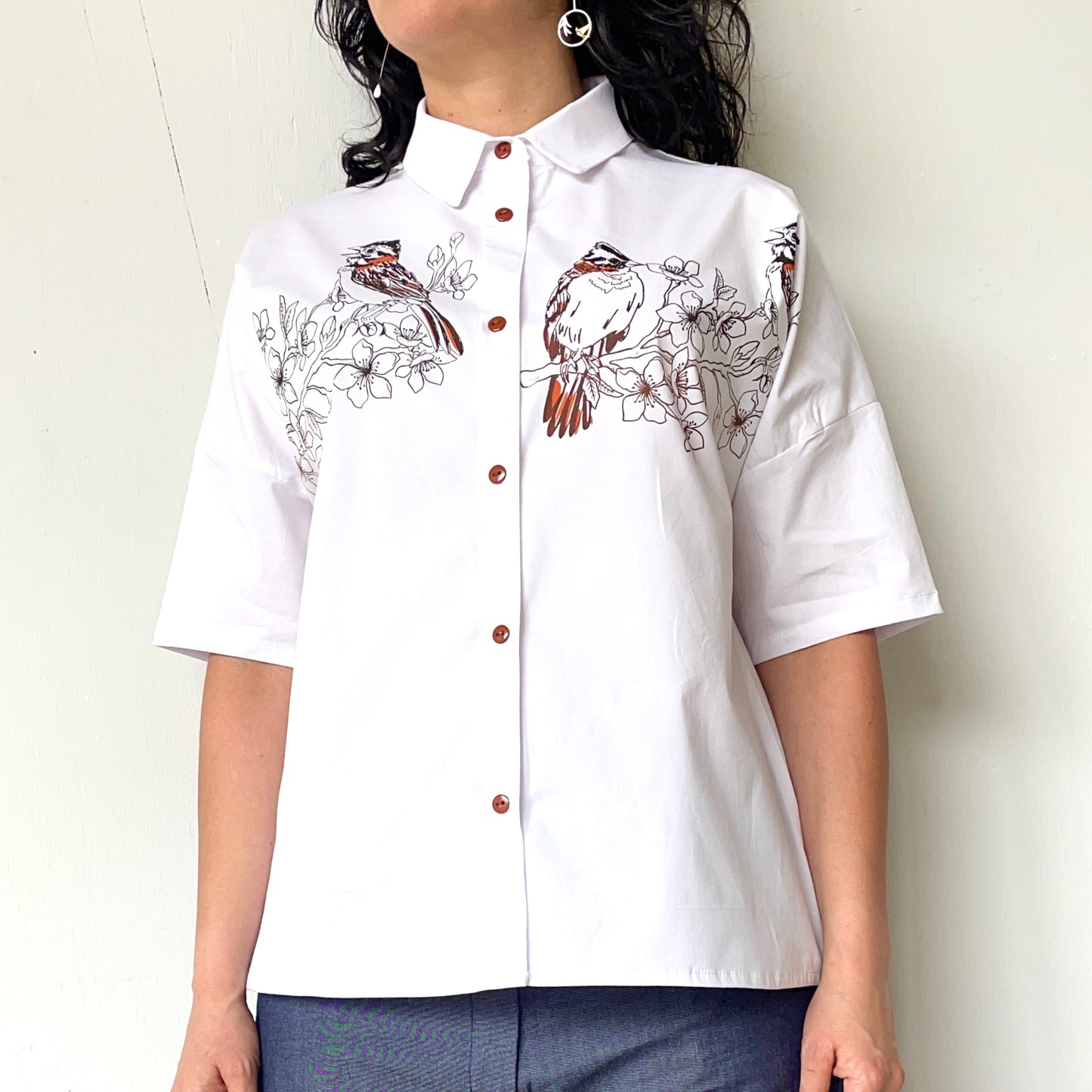 Camisa Ancha Copetones