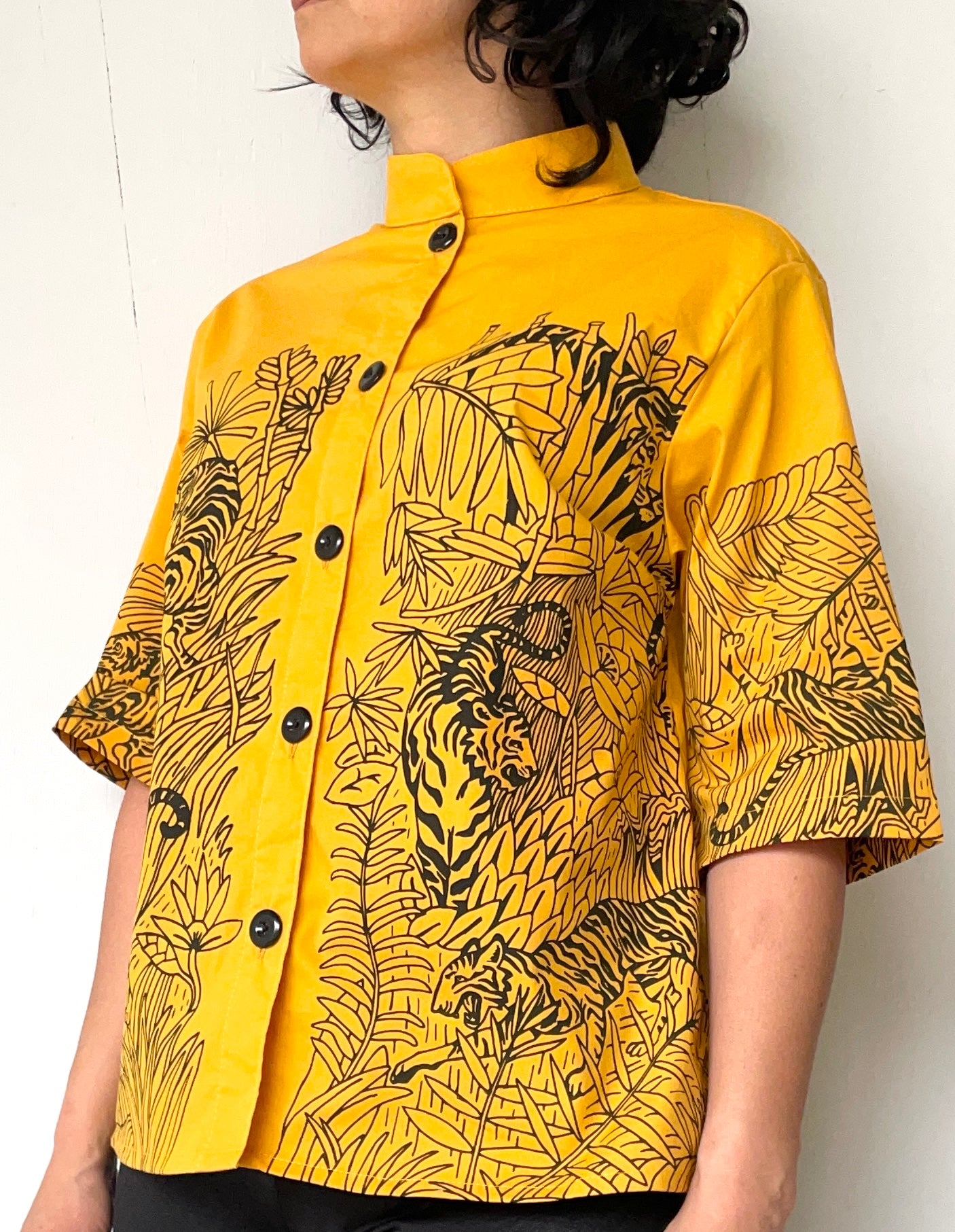 Camisa Ancha amarilla tigres