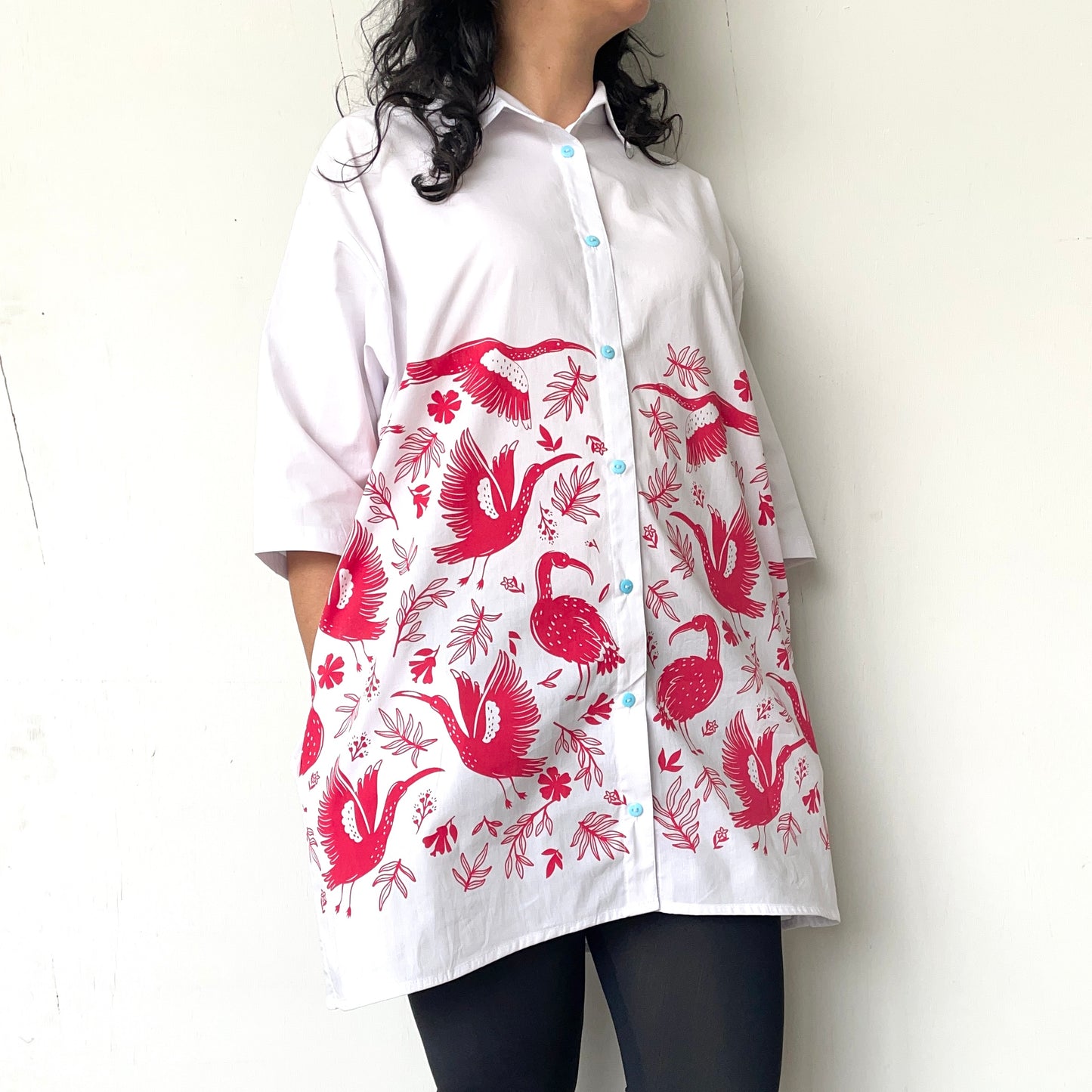 Blusa Over Size corocoras