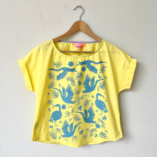 Camiseta en Popelina Corocoras