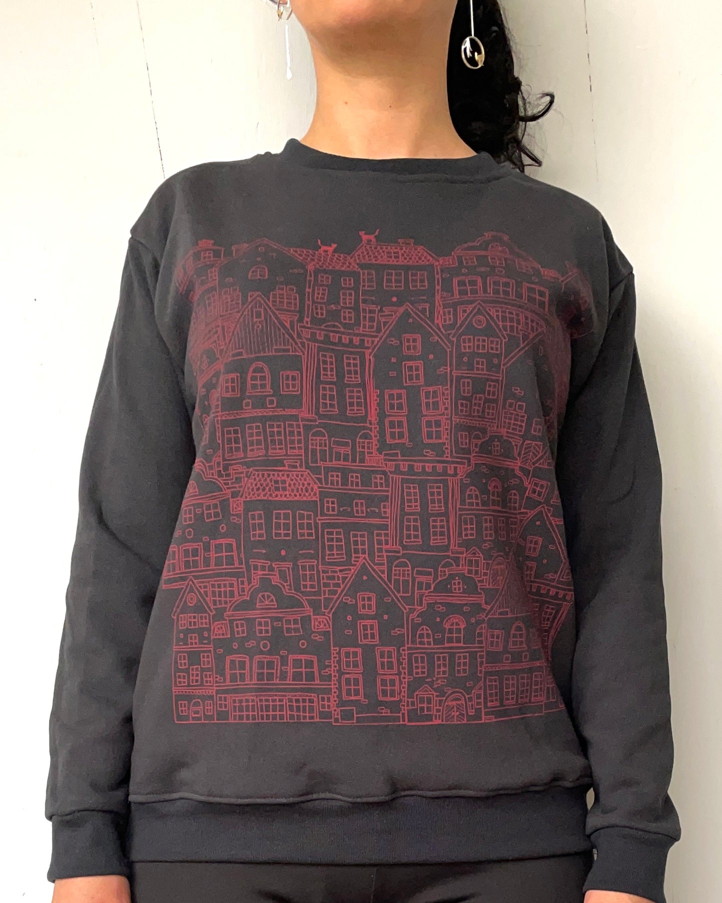 Buzo Casas Gris Humo