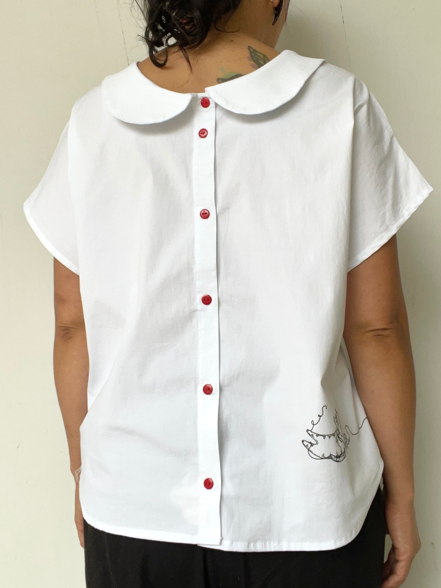 Blusa Doble Gato