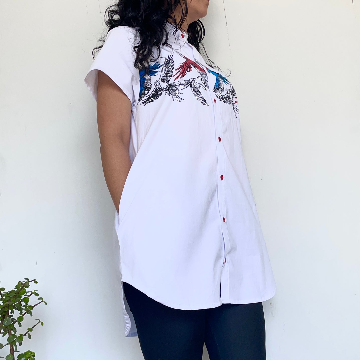 Blusa Bacana Guacamayas (últimas piezas)