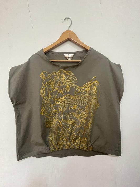 Camiseta Resorte Gris