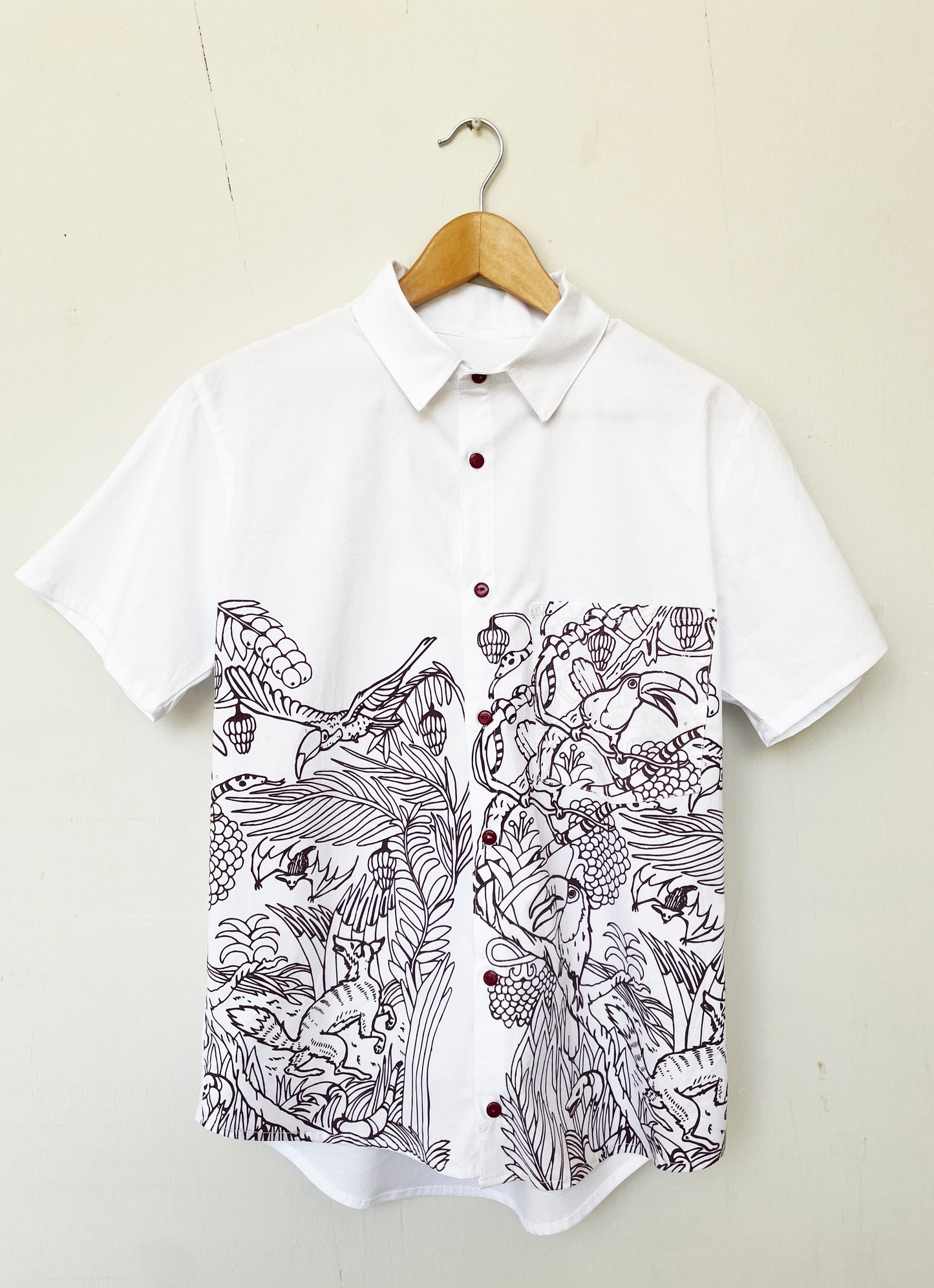 Camisa Hombre Selva Marfil