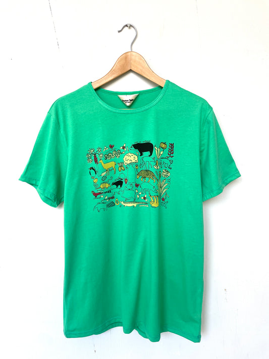 Camiseta Hombre Suramérica verde (Copia)