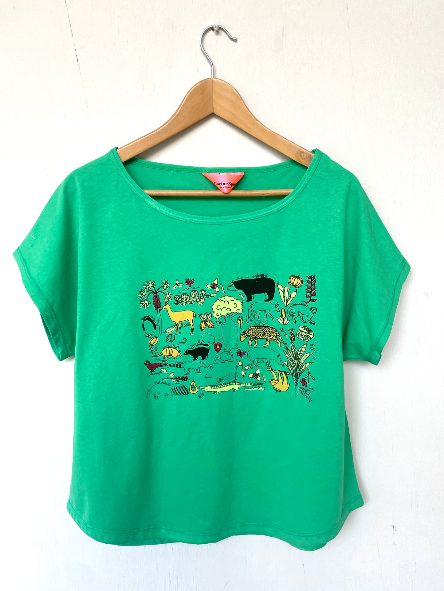 Camiseta Suramérica verde