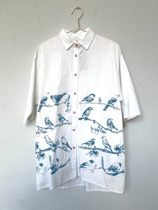Blusa Over Size pajaritos (última pieza)