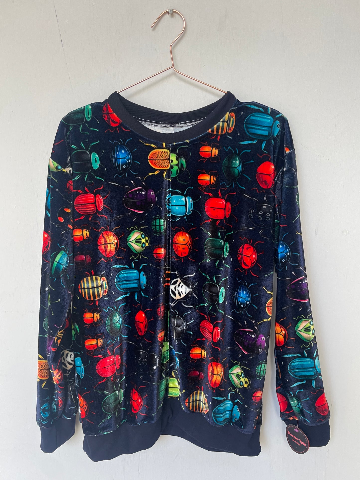 Buzo Mariquitas Terciopelo (hecho de piezas)