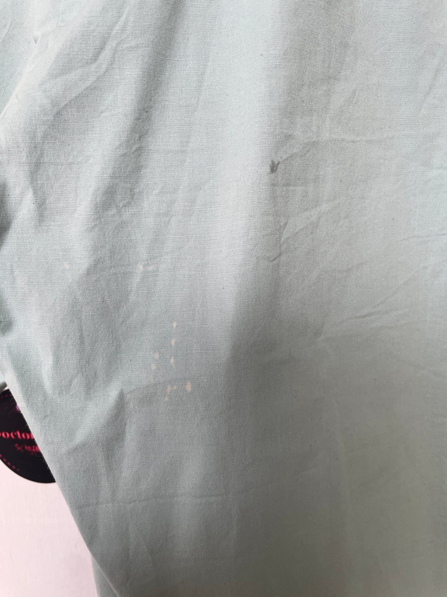 Camisa Hombre Pájaros Menta (mancha en la espalda)