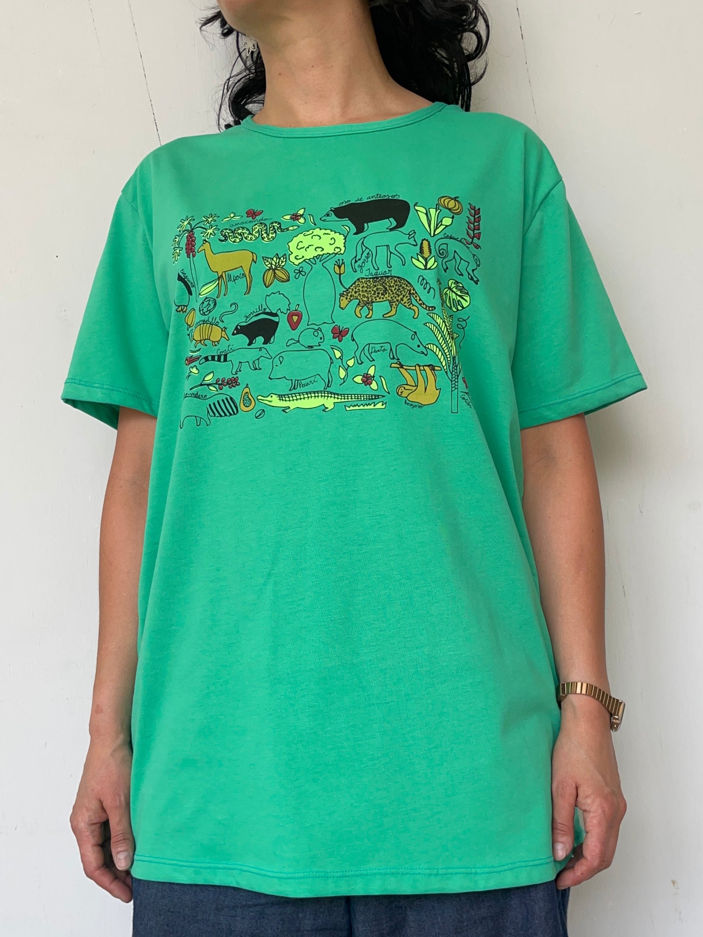 Camiseta Hombre Suramérica verde (Copia)