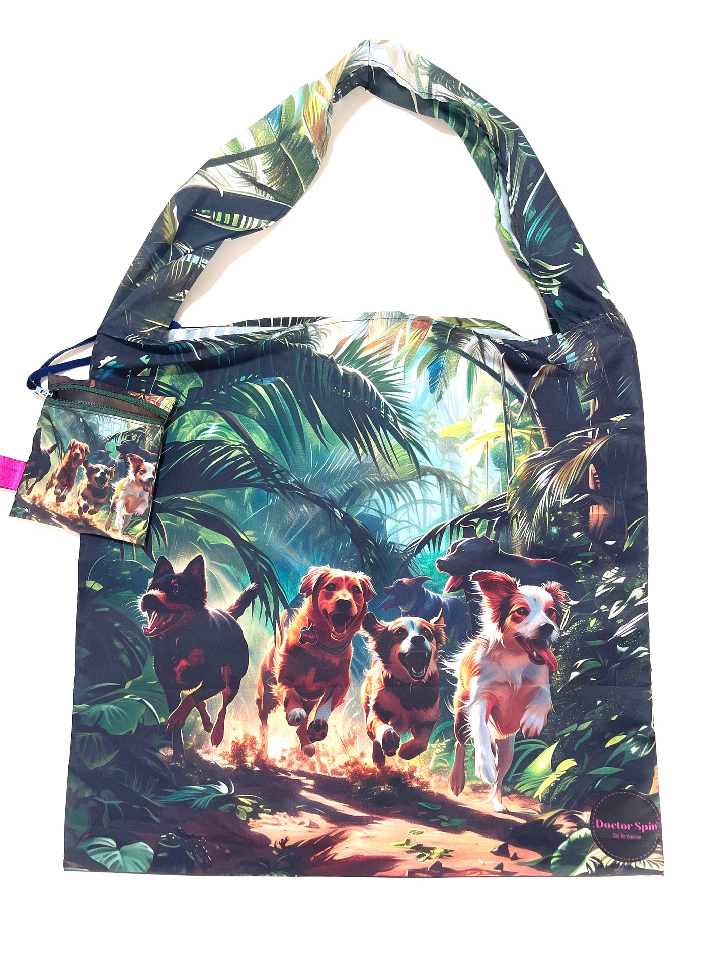 Shopping Bag perritos bosque