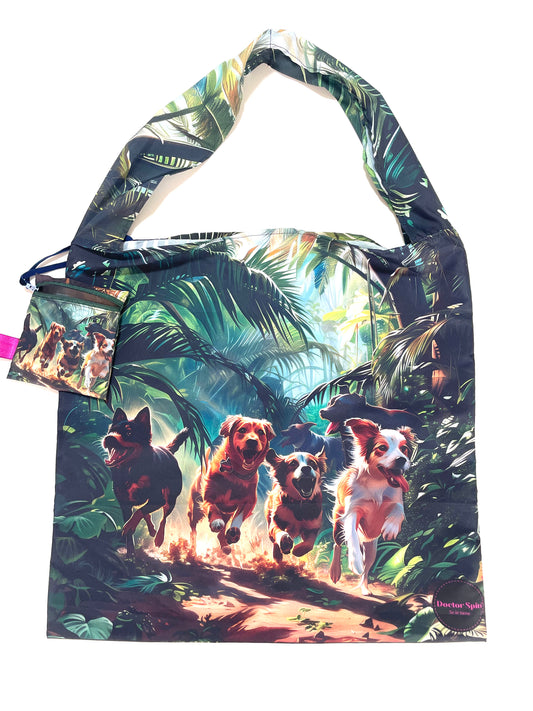 Shopping Bag perritos bosque